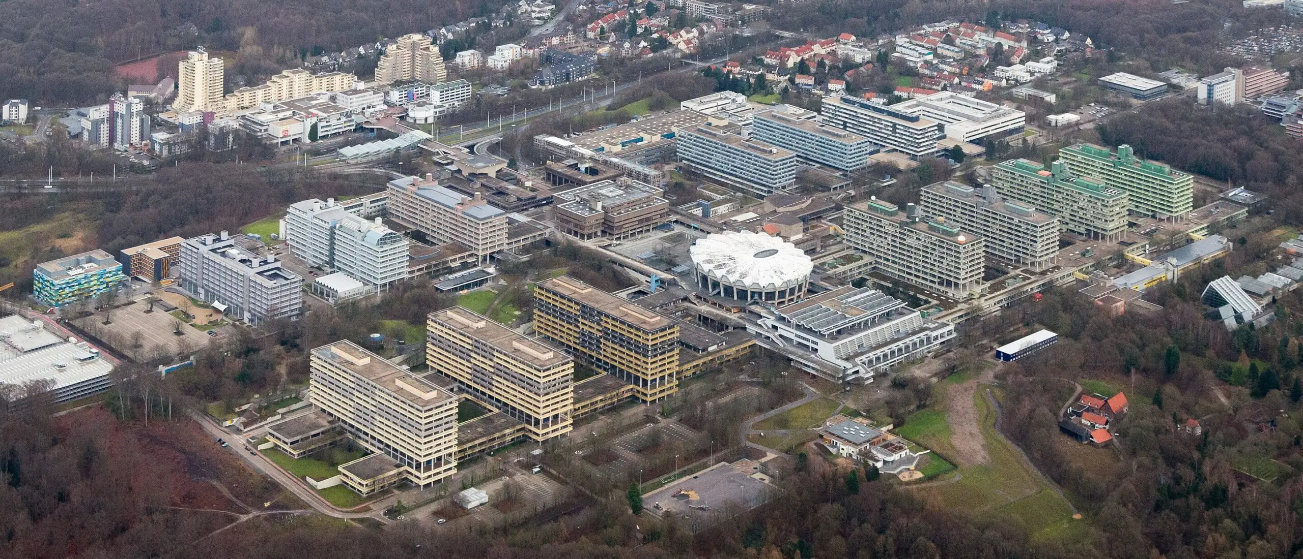 ruhr universität bochum luftaufnahme 2014